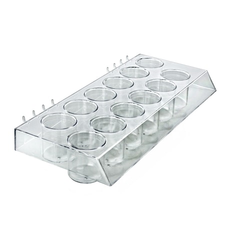 Azar Displays 12-Cup Display Tray, PK2 225579